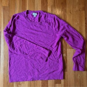 J. Crew Vibrant Magenta Sweater